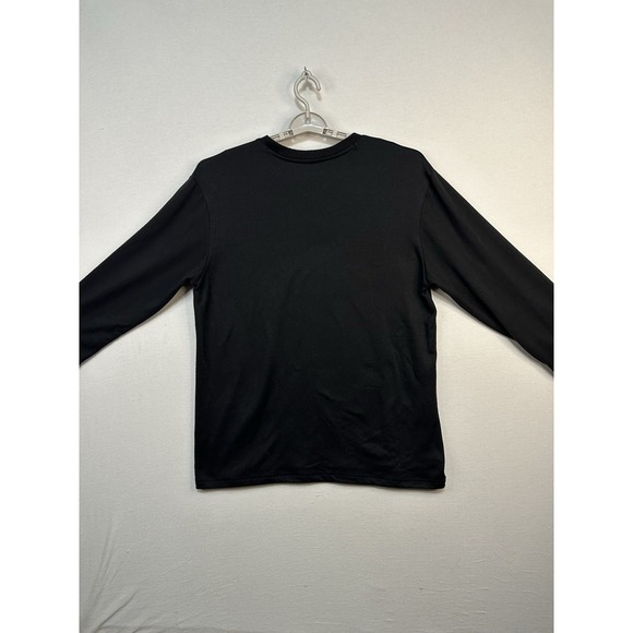 Black Sheep Fam Men's Large Pullover Sweater Classic Black Closet Staple - Picture 2 of 6